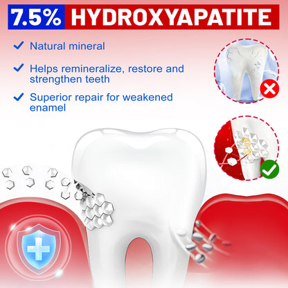 SP-8 Hydroxyapatite Probiotic Whitening Toothpaste – 8 Probiotics + HA, Fluoride-Free (2-Pack)