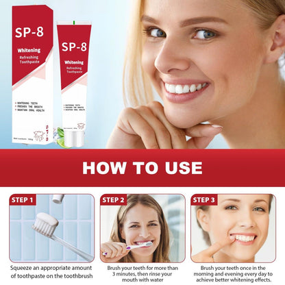 SP-8 Probiotic Toothpaste - Fresh Breath & Deep Cleaning (100g)