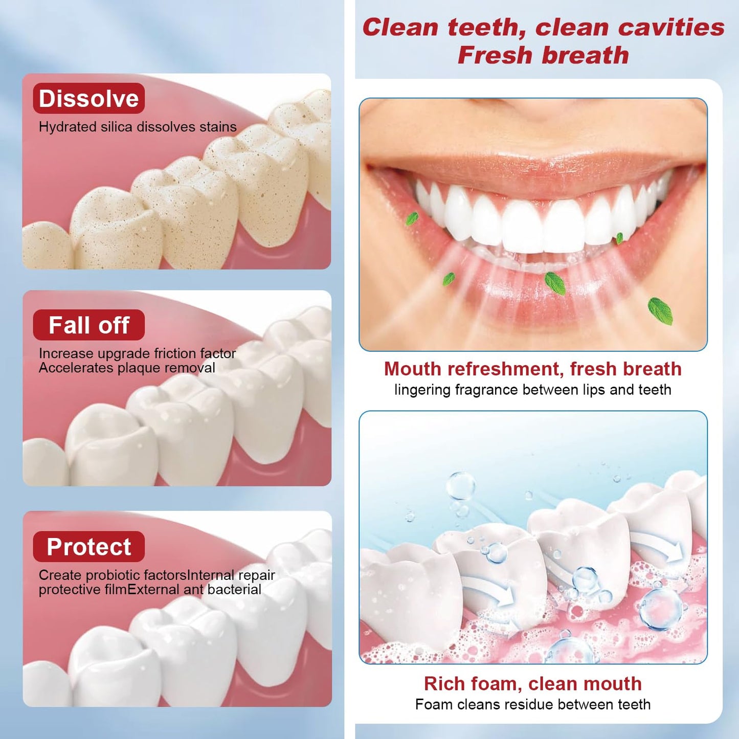 Sp8 Probiotic Brightening Toothpaste – SP-8 Ultra Whitening, 2 Tubes + 2 Toothbrushes