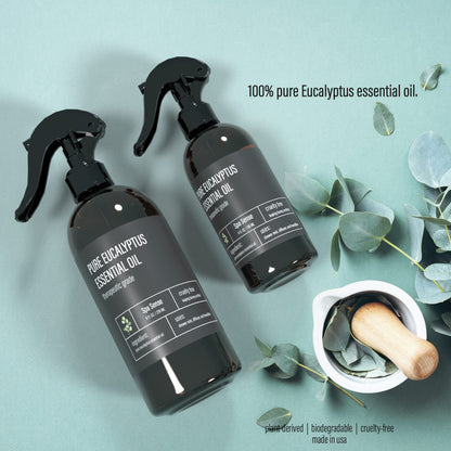 Spa Sense Pure Eucalyptus Oil Shower Mist & Steam Room Spray – 4 oz, 2 Pack | Premium Aromatherapy Essential Oil Spray