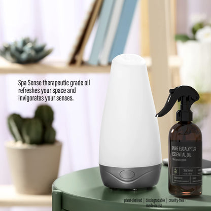 Spa Sense Pure Eucalyptus Shower Mist & Steam Room Spray – 8oz 2 Pack