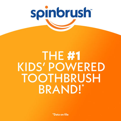 Spinbrush Kids Electric Toothbrush – Shimmery Sparkle, Battery-Powered