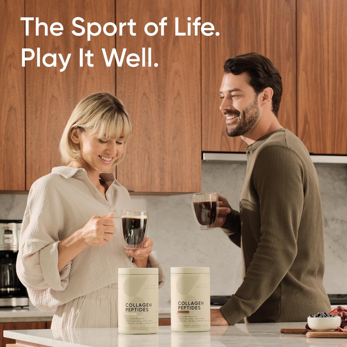 Sports Research Collagen Peptides – Hydrolyzed Type I & III, Skin & Joints