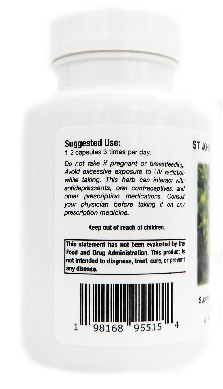 Supreme Nutrition St. John’s Wort Supreme – 90 Pure Capsules