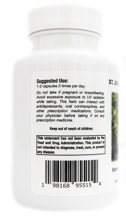 Supreme Nutrition St. John’s Wort Supreme – 90 Pure Capsules