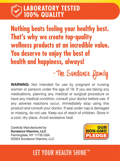 Sundance Ashwagandha Gummies | 500mg | 40 Vegan Gummies | Vegan, Non-GMO, and Gluten Free Supplement