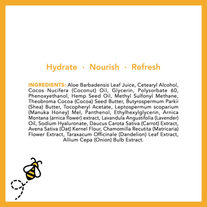 Super Natural Goods Manuka Honey Cream (8oz) – Hydrating Body Lotion for All Skin Types | Real Manuka Honey, Aloe Vera & Cocoa Butter