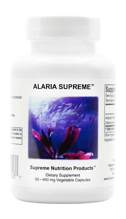 Supreme Nutrition Alaria Supreme Wakame Capsules - 90 Pure Atlantic Wakame, Vegetarian
