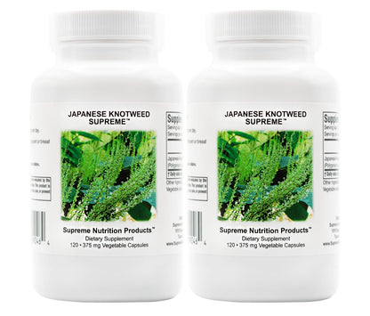 Supreme Nutrition Japanese Knotweed Supreme – 120 Pure Polygonum cuspidatum Vegetarian Capsules (2 Pack) | Lab-Tested & cGMP