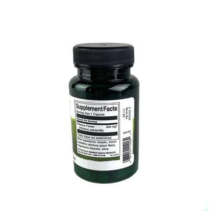 Swanson Full-Spectrum Hibiscus Flower - Heart Health Support (60 Caps, 400mg)