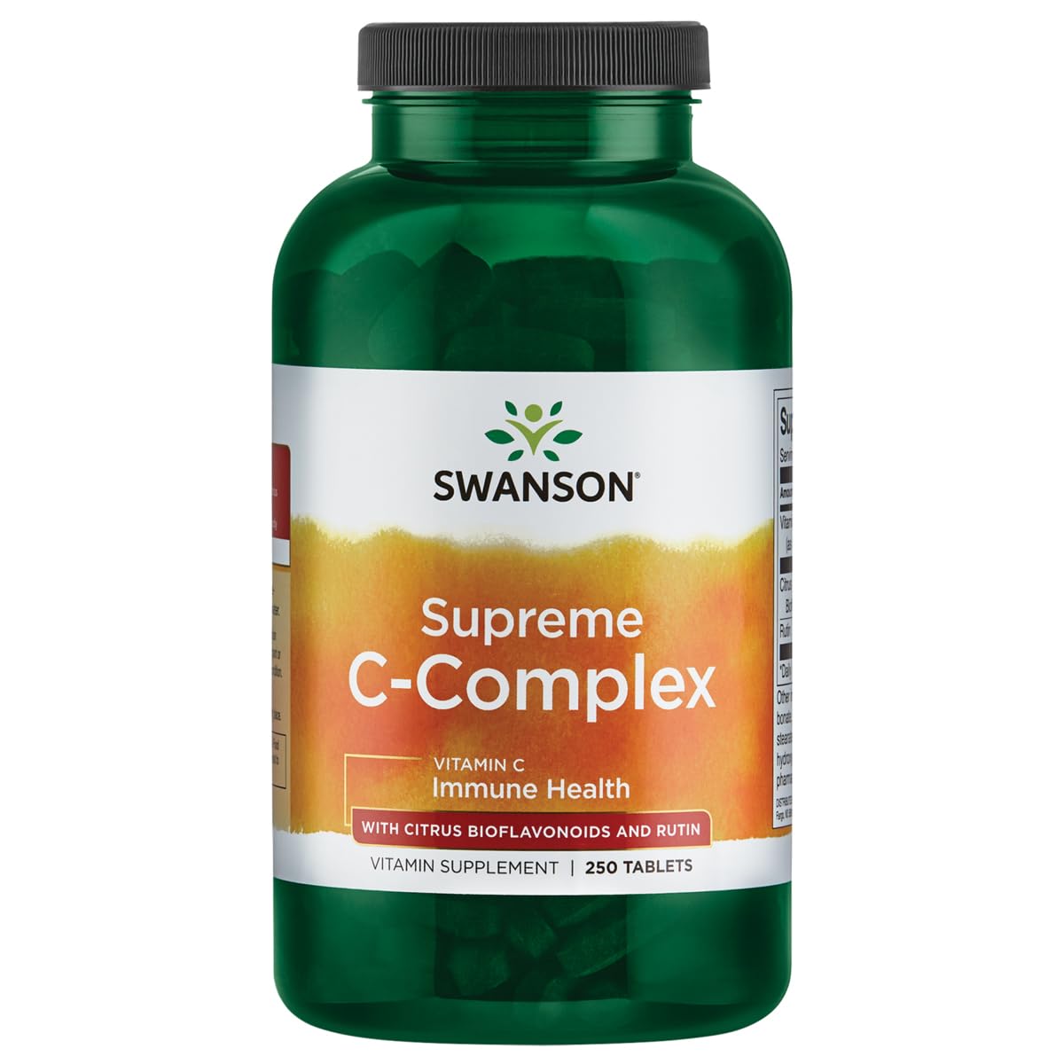 Swanson Supreme Vitamin C Complex 250 Tabs | Immune Support with Citrus Bioflavonoids