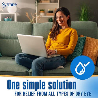 Systane Complete Unit-Dose Preservative-Free Eye Drops – 30 Vials for On-the-Go Dry Eye Relief