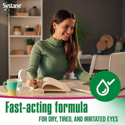 Systane Ultra Multi-Dose Preservative-Free Eye Drops Twin Pack (2x10ml) – Fast Hydration & Lasting Relief