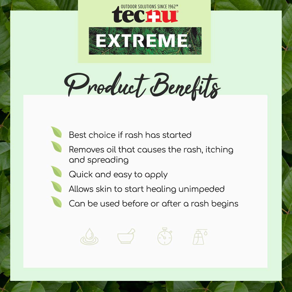 Tecnu Extreme Poison Ivy and Oak Scrub – Remove Urushiol Oils, Ease Rash & Itching | 4 oz