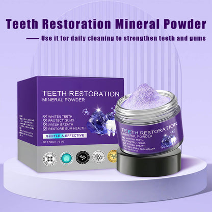 Teeth Restoration Mineral Powder - Strengthen Teeth & Gums | Oral Care Mineral Powder