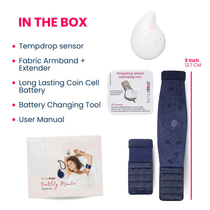 Tempdrop Wearable Ovulation Tracker – Sleep-Based BBT Monitor & Fertility App