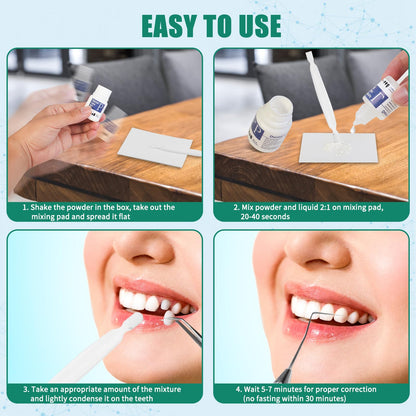 Temporary Tooth Repair Kit – Zinc Oxide Eugenol Cement for Crowns & Bridges | Perfect Smile (6)
