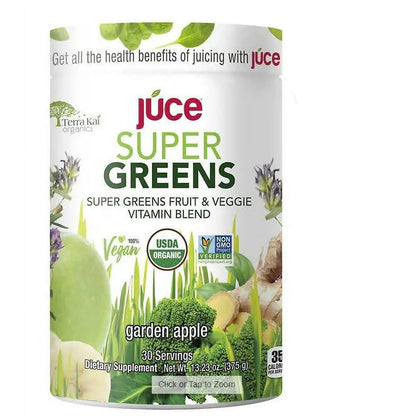 Tomo Wellness Terra-Kai Juce Super Fruit & Veggie Blend Drink – Garden Apple, 13.2 oz, 30 Servings
