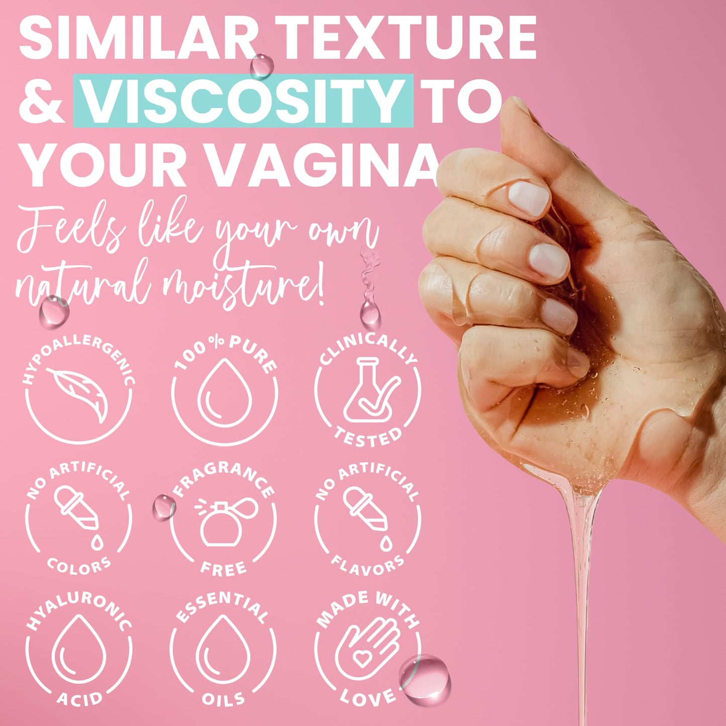 Hydro GYN Vaginal Moisturizer | Terramed Just Think Comfort | Long-Lasting Hydration with Hyaluronic Acid & Vitamin E