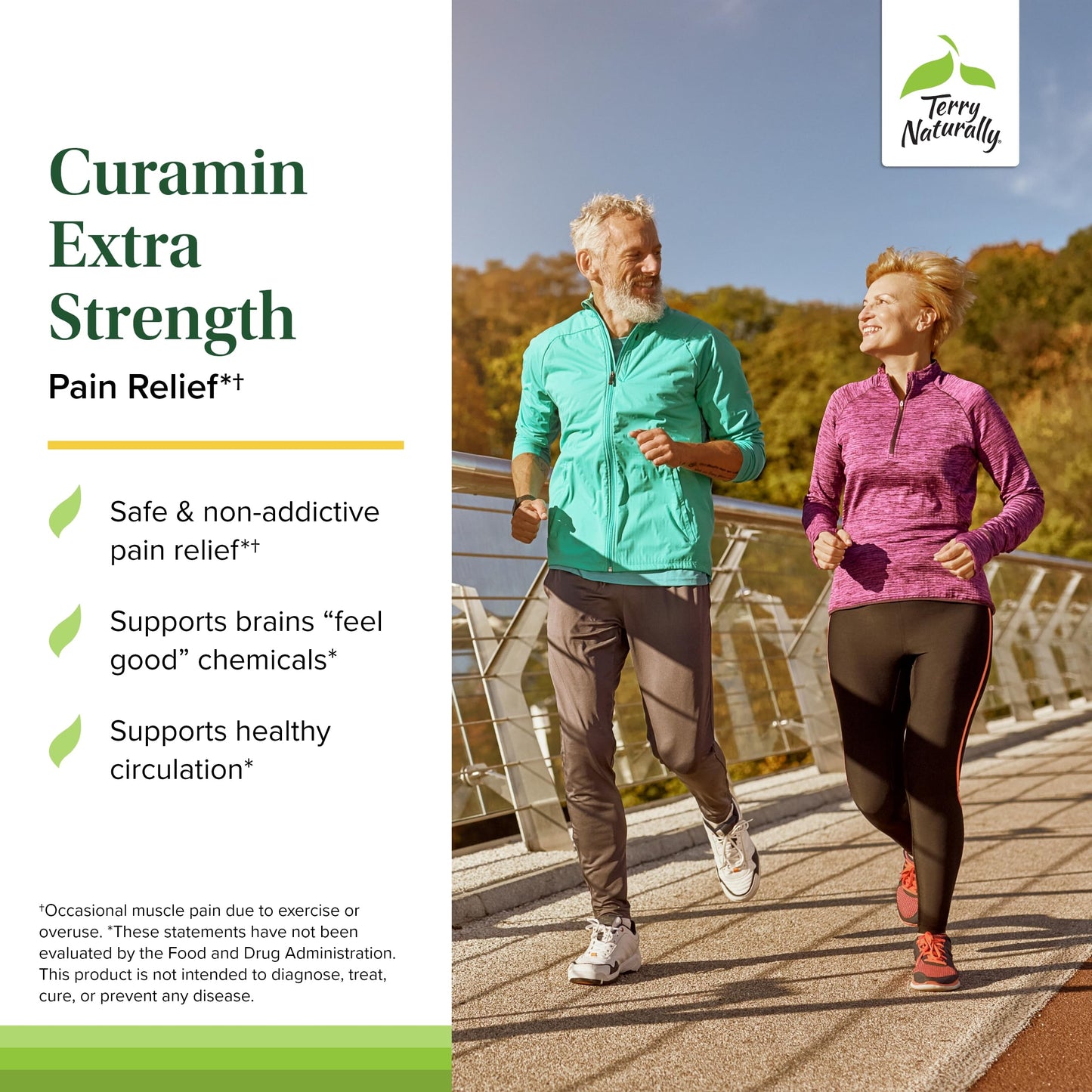 Terry Naturally Curamin Extra Strength - Curcumin + Boswellia for Joints & Circulation (Pack of 2, 60 Tablets)