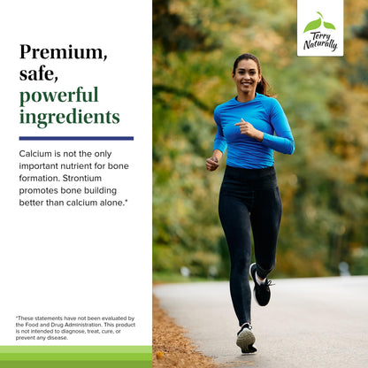 Terry Naturally Strontium – Bone Health & Strength Support | 60 Vegan Capsules