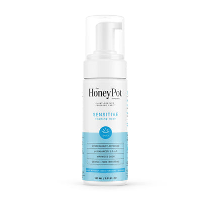 The Honey Pot Company - Sensitive Feminine Wash - Herbal Infused - PH Balanced Plant Based Natural Hygiene Products - 5.51 Fluid Oz