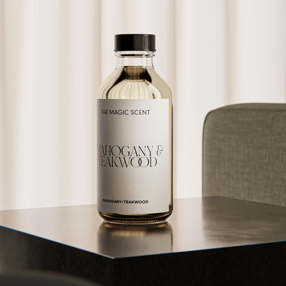 The Magic Scent Mahogany & Teakwood Diffuser Oil - Luxury Hotel & Home Scents (4 oz / 120 mL)