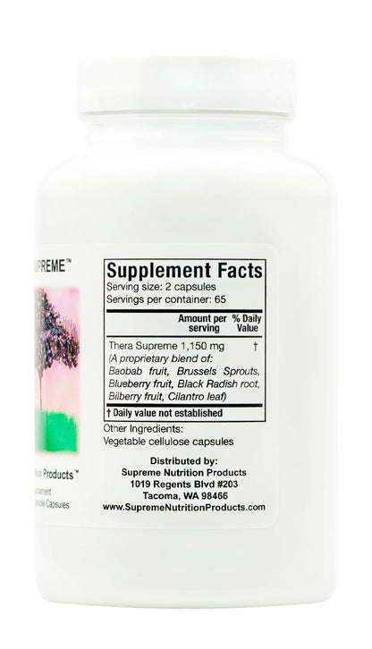 Supreme Nutrition Thera Supreme 130 Vegetarian Herbal Capsules