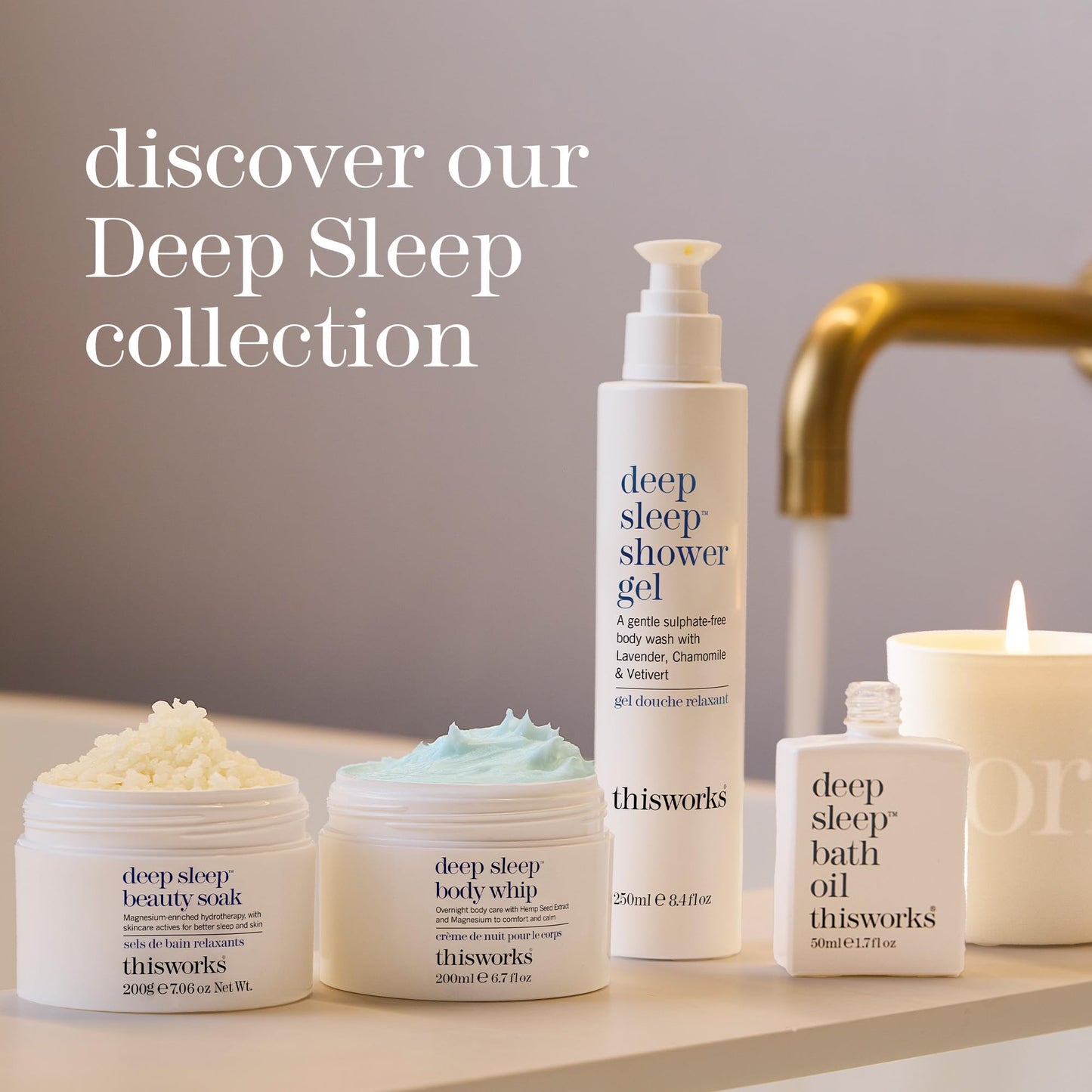 THISWORKS Deep Sleep Pillow Spray – Fast-Acting Rest Formula with Lavender, Vetivert & Camomile – 150 ml