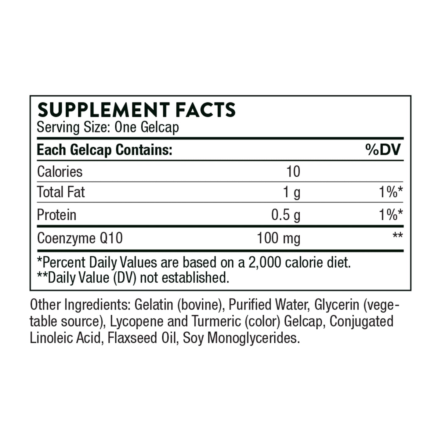THORNE CoQ10 100mg | Optimally Absorbed Ubiquinone for Heart, Brain & Energy