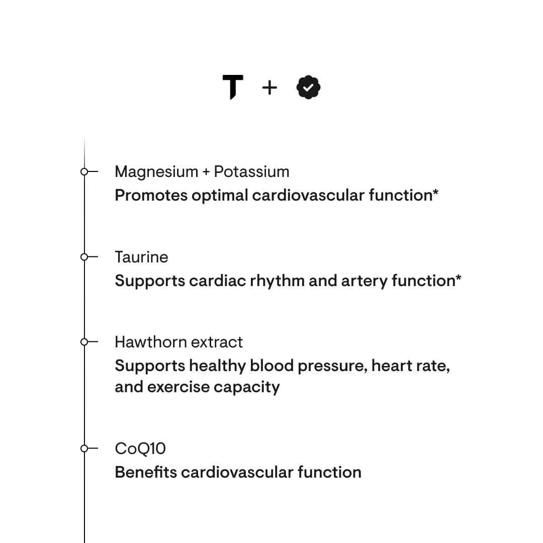 THORNE Heart Health Complex – CoQ10, Taurine & Hawthorn | 90 Capsules