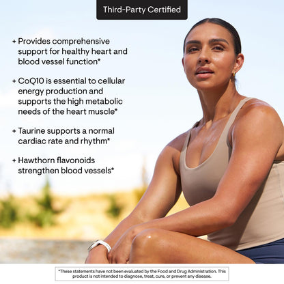 THORNE Heart Health Complex – CoQ10, Taurine & Hawthorn | 90 Capsules