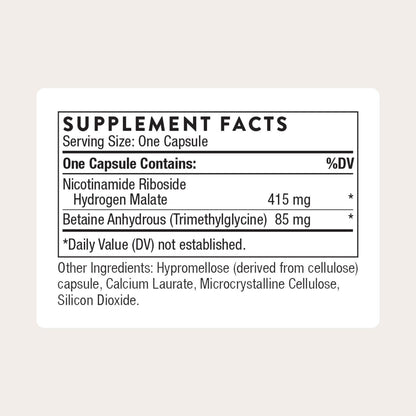 THORNE NiaCel 400 NAD Supplement – Cellular Energy & Healthy Aging (NSF Sport)
