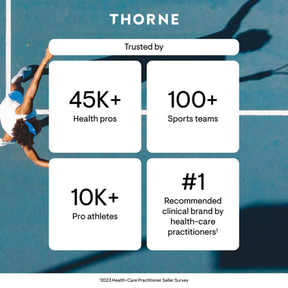 THORNE ResveraCel – Nicotinamide Riboside with Quercetin Phytosome & Resveratrol for Healthy Aging & Cellular Energy (30 Servings)
