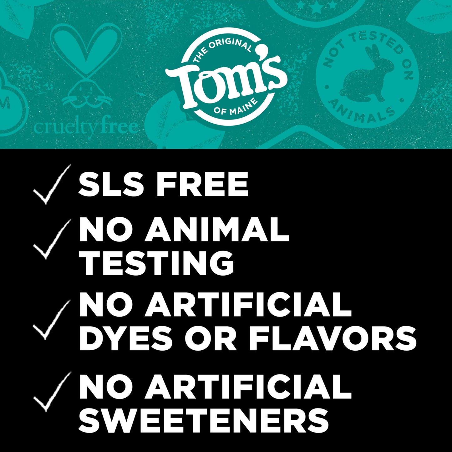 Tom's of Maine Activated Charcoal Toothpaste with Fluoride – Peppermint, 4.7 oz, 3-Pack