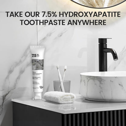 7.5% Nano Hydroxyapatite Toothpaste – Enamel Repair, Deep Cleaning, Gentle Mint, Fluoride-Free (4.23 oz)
