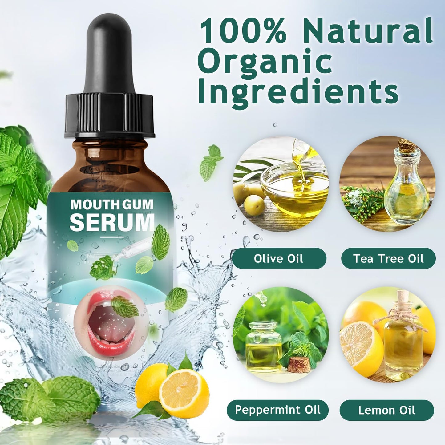Topicy Gum Restore Drop – Gum Repair for Receding Gums, Bad Breath Treatment for Adults, 60ml