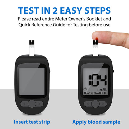 TRUENESS Blood Glucose Test Strips 100ct + 100 Lancets – Compatible with TRUENESS Meters