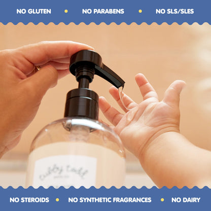 TUBBY TODD Bubble Bath for Kids & Babies – Hypoallergenic, Fragrance Free, 2 Pack (25 fl oz & 8 fl oz)