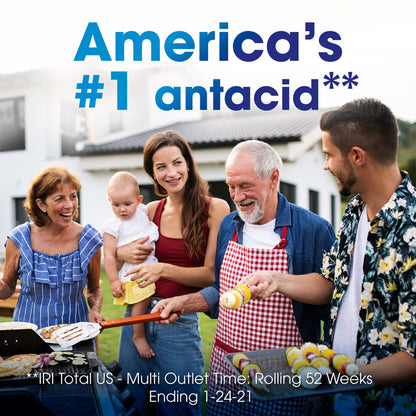 TUMS Ultra Strength Antacid Tablets – Fast Chewable Heartburn Relief, Assorted Berry, 12 Rolls