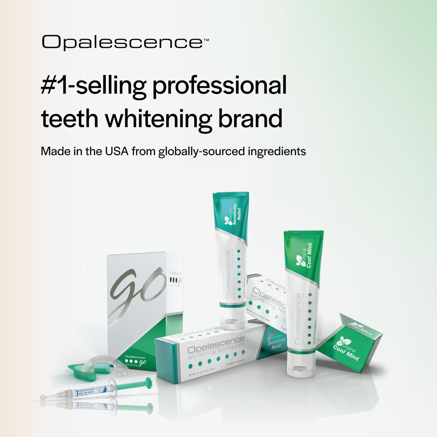 Opalescence Whitening Toothpaste Original Formula (Pack of 3) - Mint, Gluten Free - 4.7 oz - TP-5166-3
