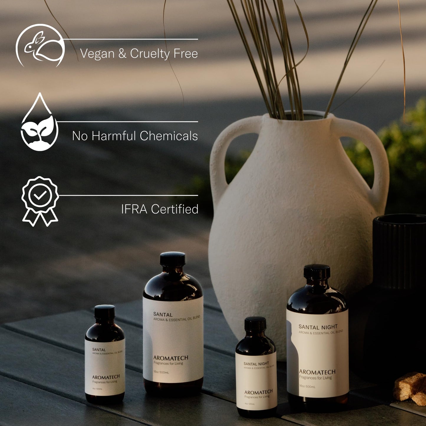 Aromatech Coconut & Peach Nectar Aroma Essential Oil Blend – 0.3 fl oz (10 mL) for Ultrasonic Diffusers & Nebulizers