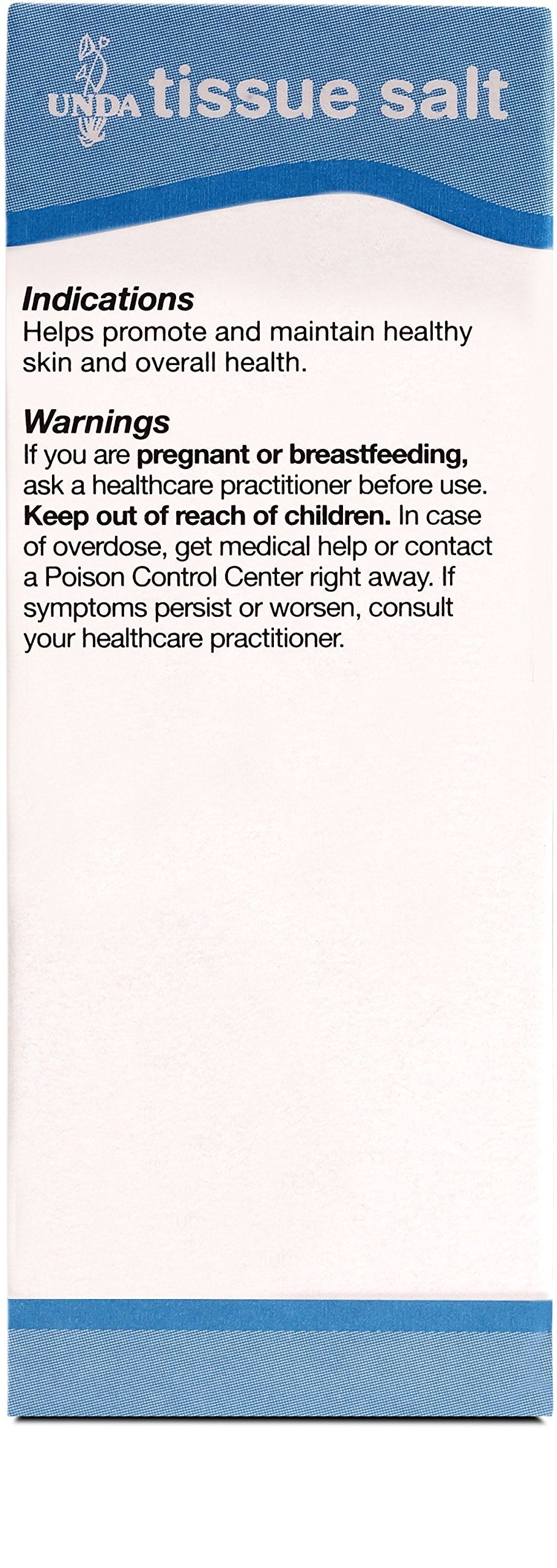 UNDA Kalium Muriaticum 6X – Homeopathic Skin Support (Pack of 2, 100 Tablets)