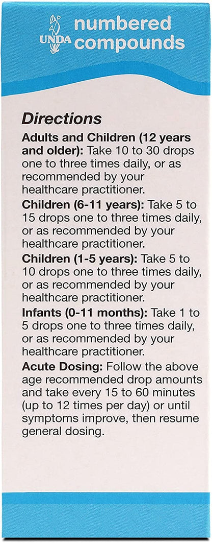 UNDA 3 Numbered Compounds – Homeopathic Preparation – 0.7 fl oz
