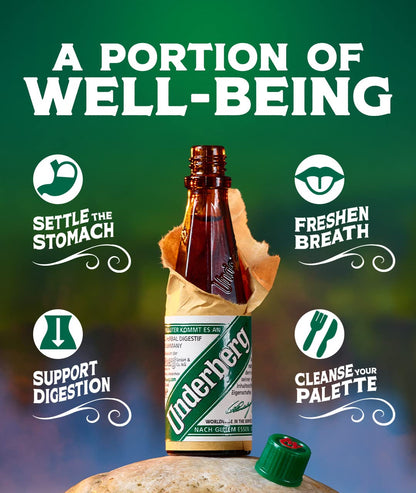 Underberg 120-Bottle Full Case — 4x30 Bottle Convenience Pack