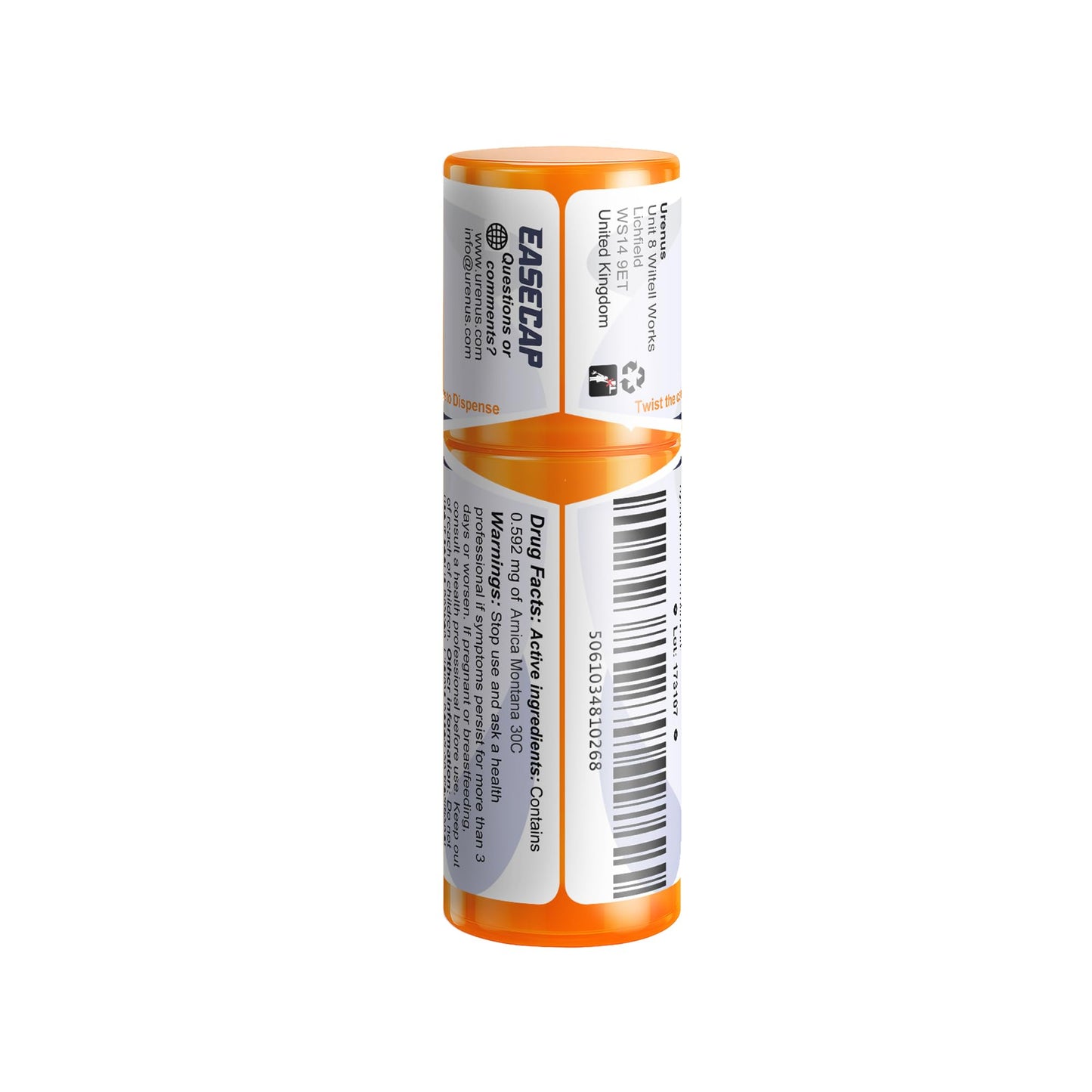 Arnica Montana 30C Sugar Free Lactose Free Homeopathic Remedy - 110 Pellets | Urenus