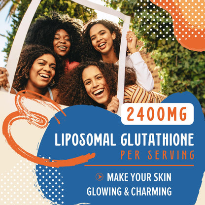 2400mg Liposomal Glutathione with Vitamin C, Milk Thistle & Alpha-Lipoic Acid | 60 Softgels