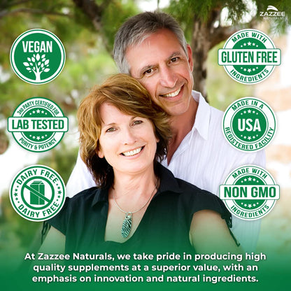 Zazzee OSHA Root 4:1 Extract - 500 mg, 120 Vegan Capsules, 4-Month Supply