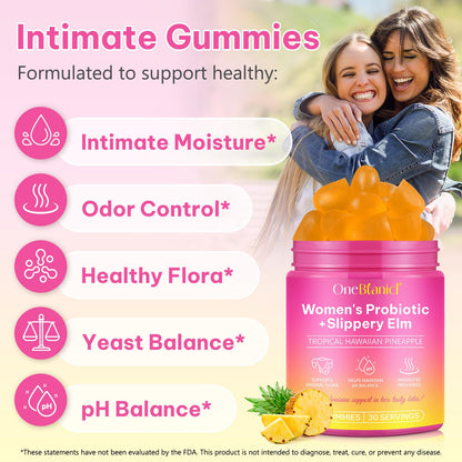 Vaginal Probiotics for Women – pH Balance Gummies | 60 Gummies