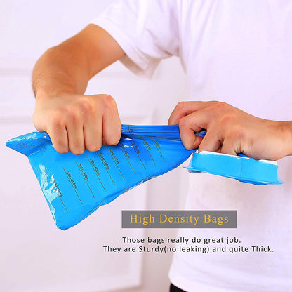 Valchoose 60 Pack Barf Bags Disposable — 1000ml Leak-Resistant Puke Bags for Travel, Morning Sickness & More